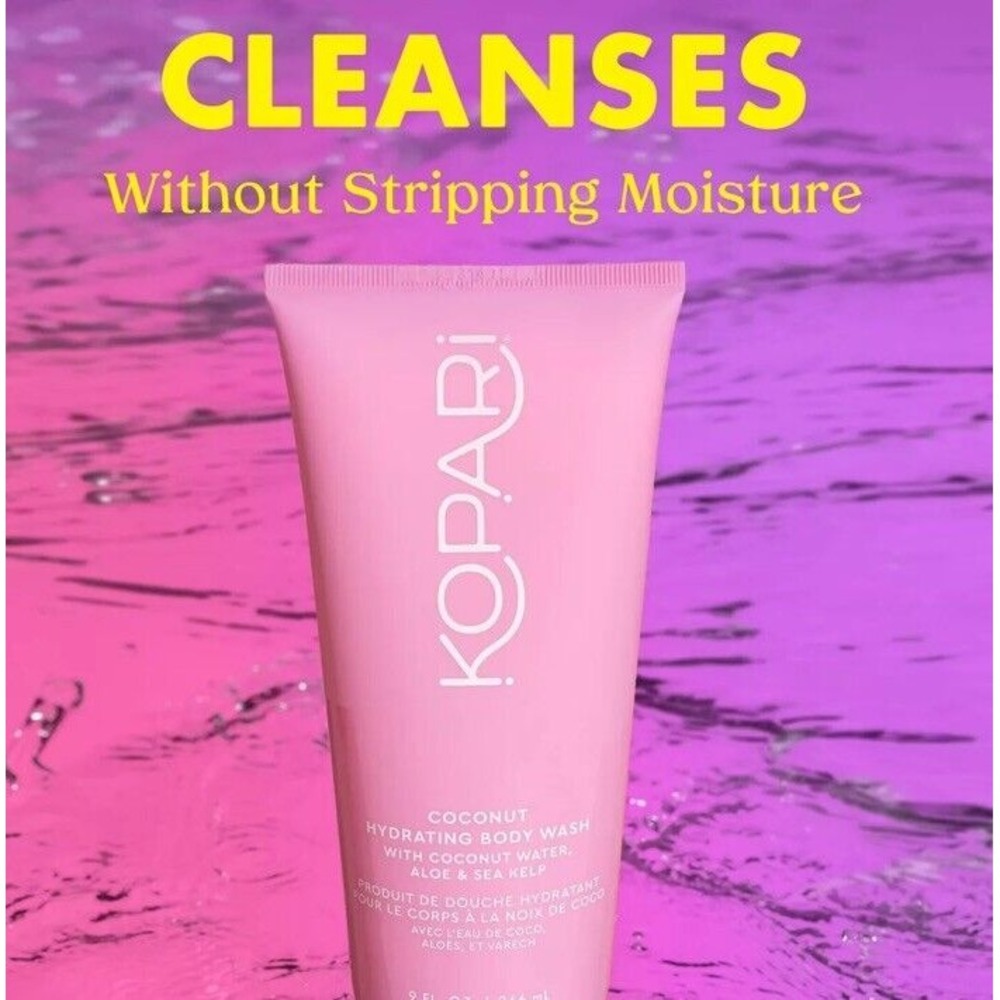 New Kopari Coconut Hydrating Body Wash 9 Fl‎ Oz Full Size SEALED Cleanser Aloe